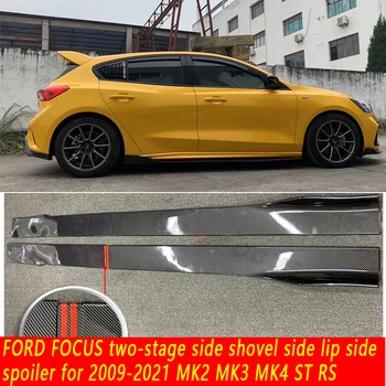 Dvojstupňový automobilový strane lopatu strane pery strane spojler je vhodné pre Ford Focus 2009-2021 MK2 MK3 MK4 ST RS