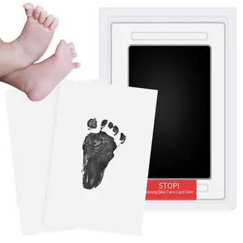 Inkless Ručné & Stopu Súprava Baby Atrament Podložky Pre Ruky A Nohy Vytlačí Bezpečný, Robustný Kolektívne Dieťa Inkless Handprint Stopu Auta