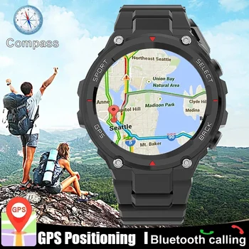 2023 Business Smart Hodinky Muži 454*454 HD Displej, BT Call Kompas GPS Sprots Smartwatch Nepremokavé Ultimate Hodinky pre Huawei IOS