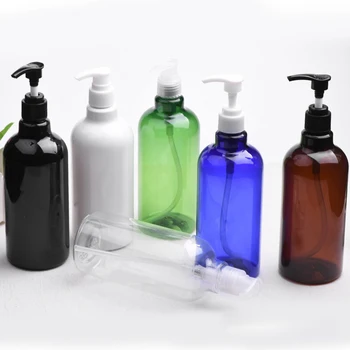 500 ml Prázdne Osobnej Starostlivosti PET Emulzie Čerpadla Fľaše Pre Kozmetika Krém Naplniteľné Plastových Fliaš Na Šampón ,Sprchový Gél