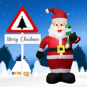 1.8 m Nafukovacie Santa Claus Vonku, Vianočné Dekorácie, Vianočné Gule pre Domáce Dvore, Záhrada Dekor Šťastný Nový Rok Navidad Noel