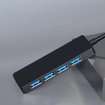4-Port USB 3.0 Hub, Ultra-Slim Údaje USB Hub s 2 ft Predĺžiť Kábel [Plnenie, ktoré Nie sú Podporované], pre notebook