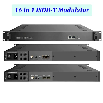 16 v 1 ISDB-T Modulátor ISDBT VF Generátor 16 Kanálov ISDB Modulátor