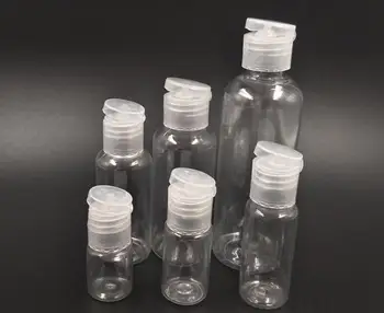 Veľkoobchod 100ks/veľa Prázdnych Squeeze Jar make-up Kontajner na Fľaše Plastové Cestovné Jasné Prázdne Ušetriť Miesto