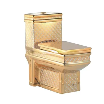 keramické luxusné sanitárnej keramiky zlatá farba wc pozlátené elegantný štýl wc closetool