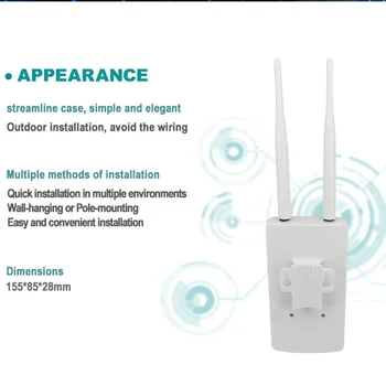 4g lte 4G Router 300Mbps Wifi Router 4G LTE CPE wifi Router s LAN Port, Podpora SIM kartu Bezdrôtovej WiFi Router