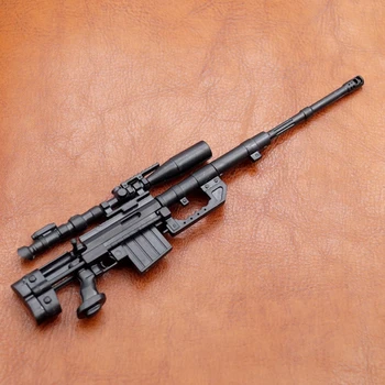 1:6 Rozsahu M200 Sniper Puška 4D Zbraň Model Potiahnuté Plastovou Vojenské Model Príslušenstvo pre 12